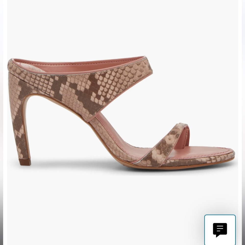 Elegant Snake Print Heels